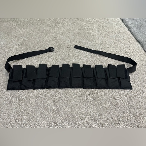 New w/o tags Tactical Magazine Pouch Belt 10 Slots Black - Picture 1 of 5